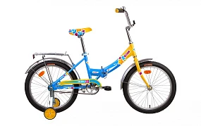 Велосипед Altair (Альтаир) City girl Compact 20 (желтый/синий 20", 1ск)