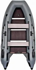 Моторная надувная Лодка ПВХ Omolon (Омолон) SLDK A - 340 DP (серый/черный)